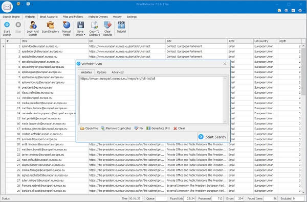 Free Email Extractor 5.7.0.4  Registered